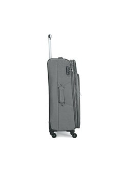 GIORDANO Giordano Trolley Bags 3 PCS Set Softside Spinners,Grey  - Image 3