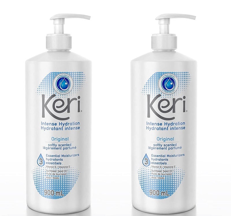 Keri Lotion Original Intense Hydration Softly Scented, 900 mL, 2 Piece - Image 3