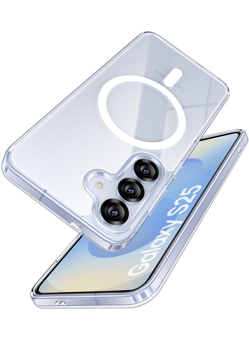 for Samsung Galaxy S25 Case, Anti-Yellowing and Anti-Scratch Mobile Phone Case Samsung Galaxy S25, Clear