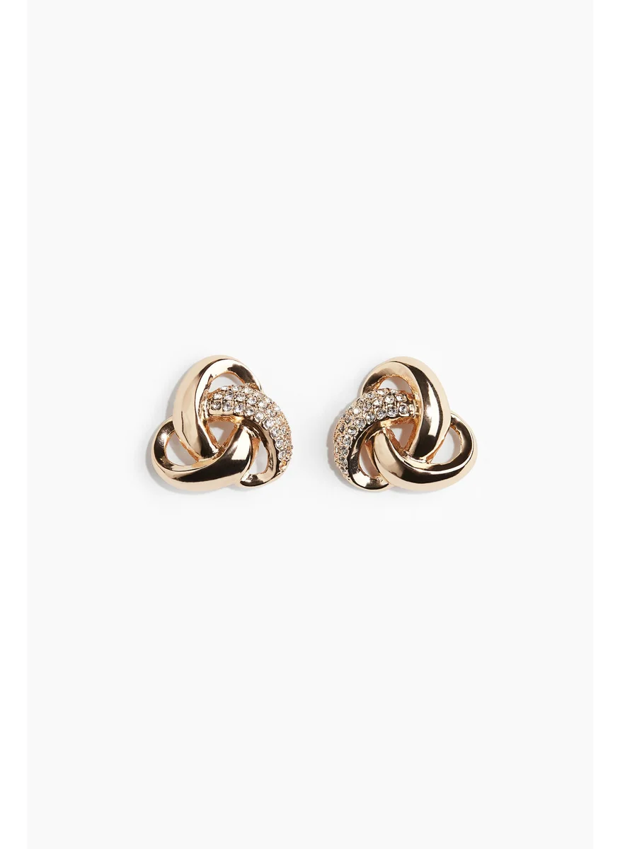 اتش اند ام Rhinestone-Embellished Stud Earrings