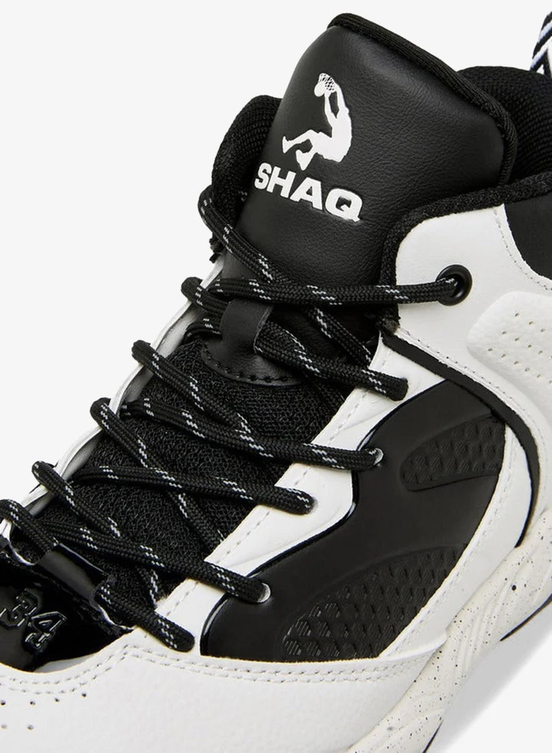 Shaq WHITE Boys Lace-Up Basketball School Shoes for Men | Best Price UAE