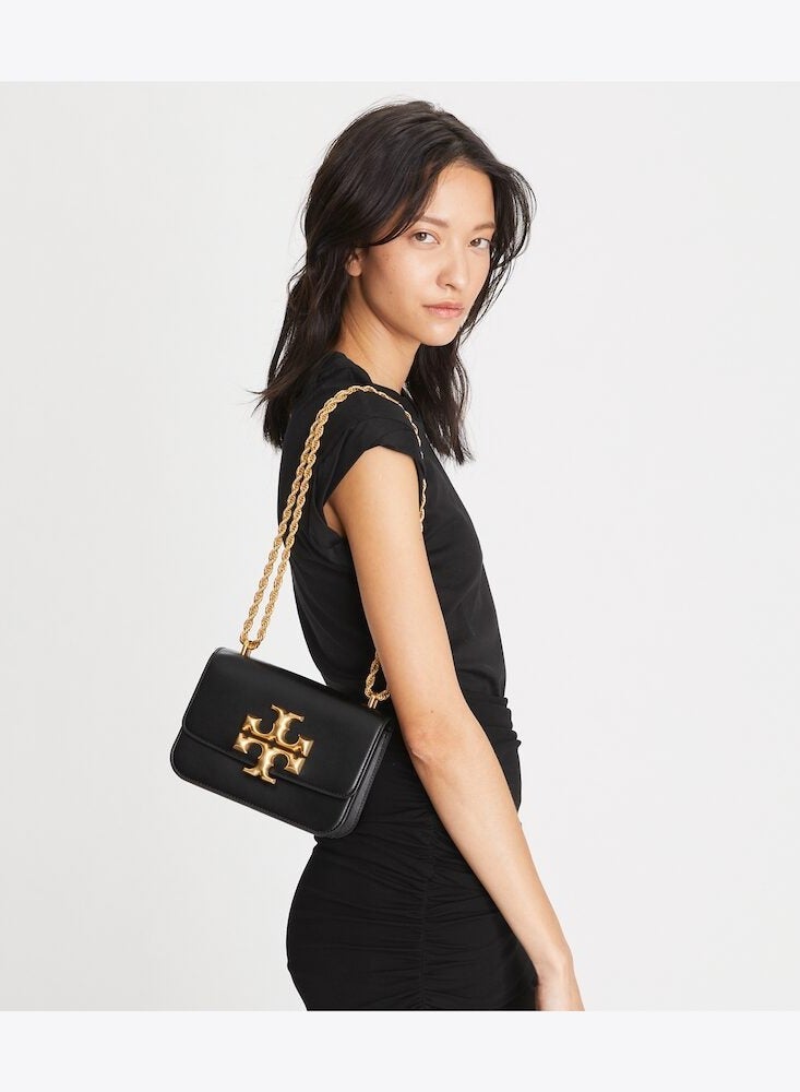 Burch Tory Burch Eleanor Magnetic closure Cowhide leather Chain bag Shoulder bag Crossbody bag - Image 2