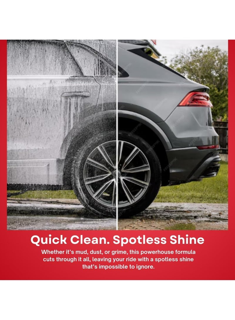 Thrill Professional Car Shampoo 1L – High-Foaming Car Wash Liquid for Deep Cleaning and Shine  - Image 3