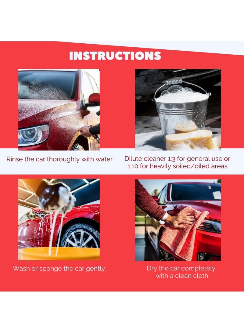 Thrill Professional Car Shampoo 1L – High-Foaming Car Wash Liquid for Deep Cleaning and Shine  - Image 4
