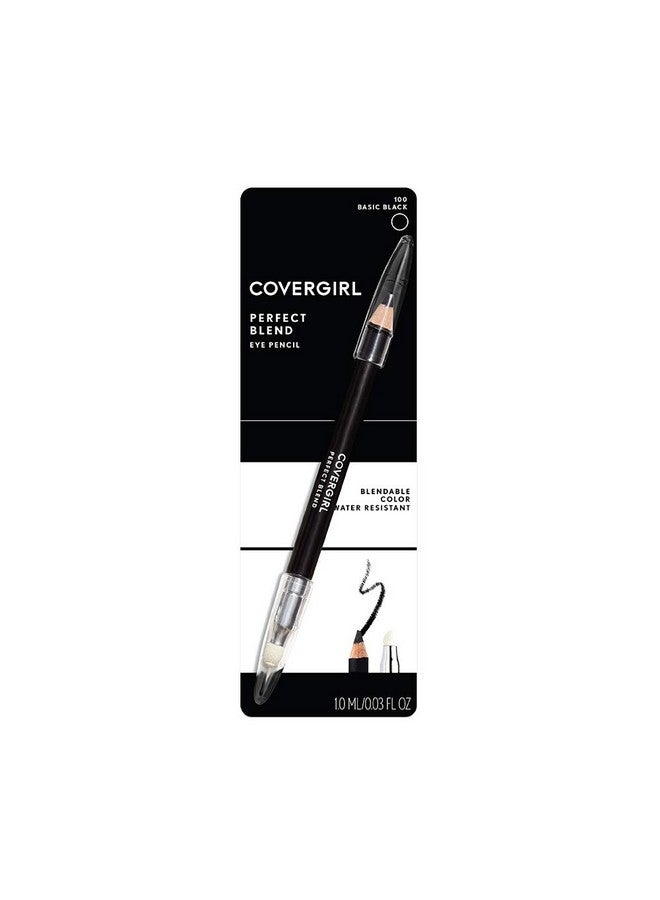 CoverGirl Perfect Blend Eyeliner Pencil, Basic Black, 1 Count (.03 Oz), Eyeliner Pencil With Blending Tip For Precise Or Smudged Look (Packaging May Vary) - Image 3