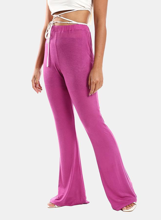 kady Jamila Women Flare Fit Solid Pantswomen ,pink-XXL - Image 2