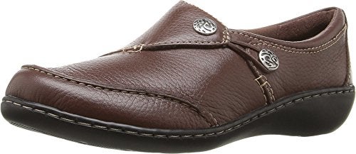 Clarks Women's Ashland Lane Q Slip-on Loafer, Redwood, 6 M US - Image 1