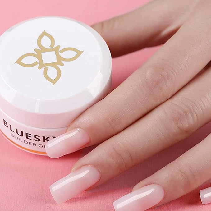 Bluesky جل بلوسكاي لبناء الأظافر طلاء أظافر جل مقوي أظافر نصائح تمديد الأظافر نود 15 مل يتطلب المعالجة تحت مصباح LED UV - Image 4