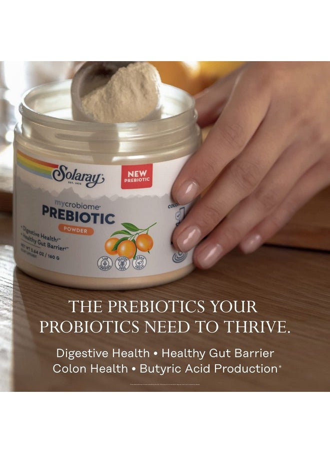 Solaray - Mycrobiome Prebiotic Powder Prebiotics For Women And Men Digestive Nutritional Supplements For Colon And Gut Health Easytomix Nonbloating Formula Citrus Flavor 20 Servings 5.64 Oz - Image 1