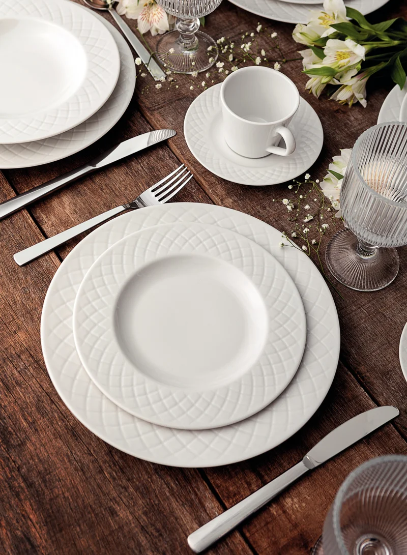 ترامونتينا Tramontina Ingrid 23cm Porcelain Deep Plate