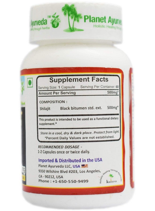 Planet Ayurveda Himalyan Shilajit Capsules - 100% Pure, Natural extract from Himalayas - Image 4