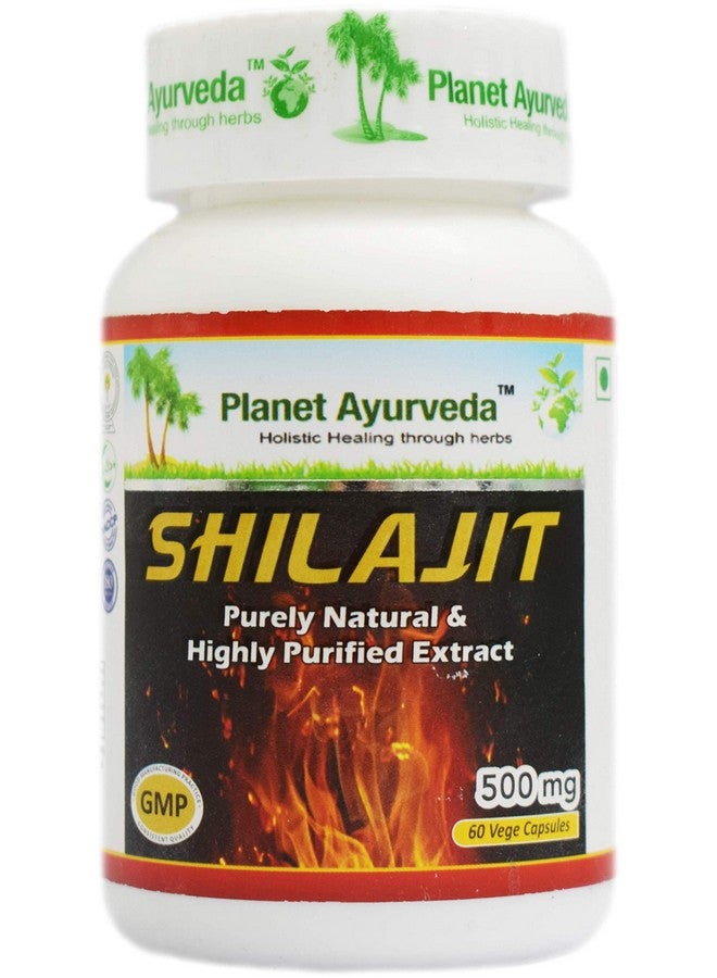 Planet Ayurveda Himalyan Shilajit Capsules - 100% Pure, Natural extract from Himalayas - Image 1