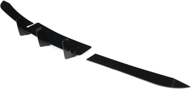 QASULER W204 Car Rear Bumper Diffuser Lip - Image 4