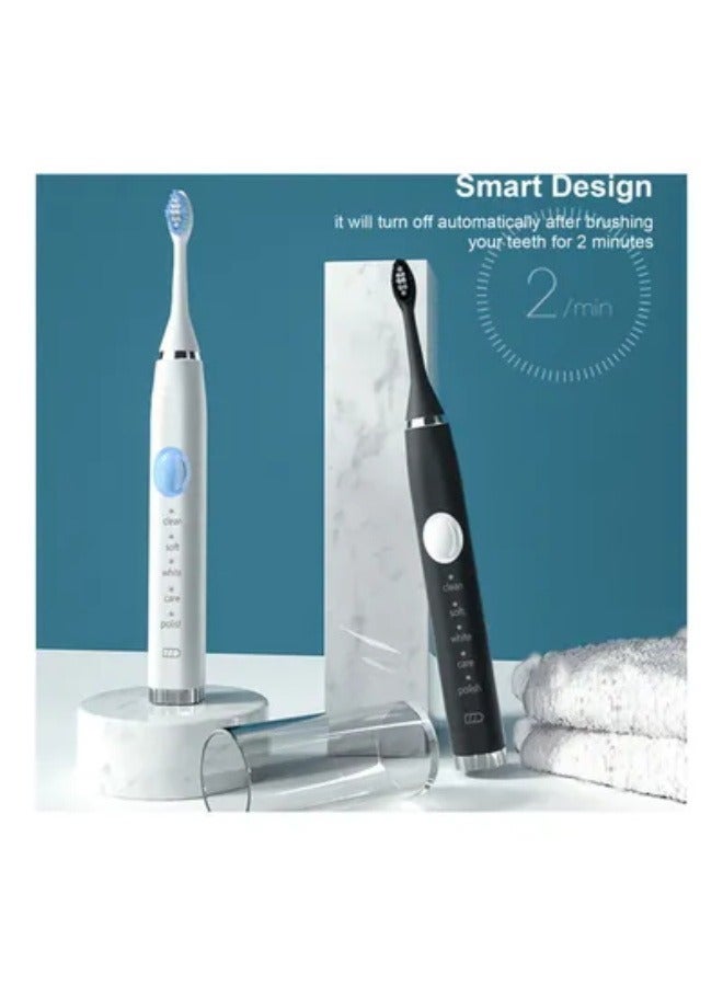 بيوينتي USB Charging 5-Modes Electric Rechargeable Toothbrush With Smart Timer - Image 4