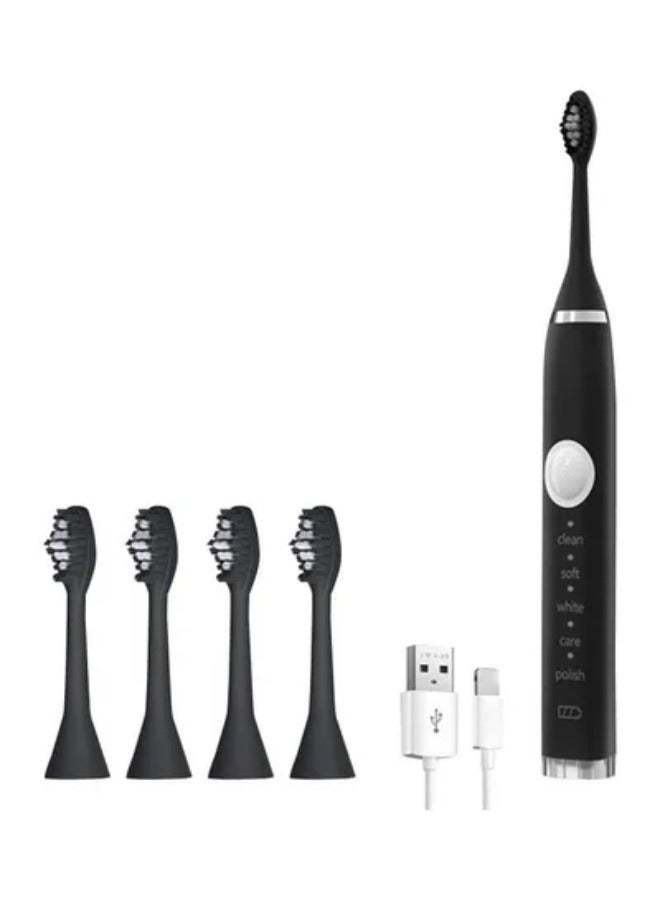 بيوينتي USB Charging 5-Modes Electric Rechargeable Toothbrush With Smart Timer - Image 1
