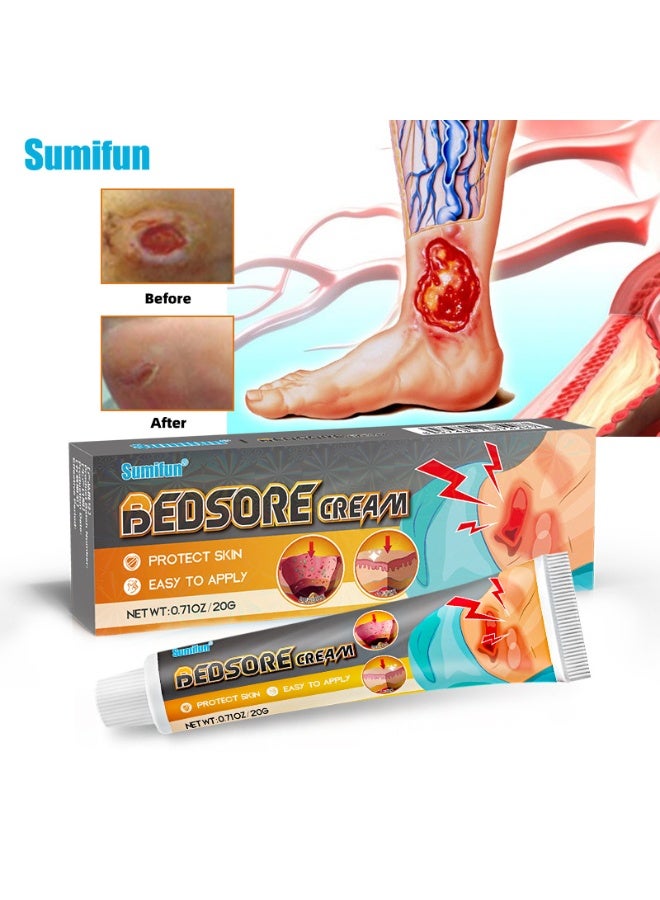 Sumifun 5-PCS Bedsore Ointment, Long-Term Bedsore Care Ointment, Antibacterial Body Ointment 20g*5 - Image 3