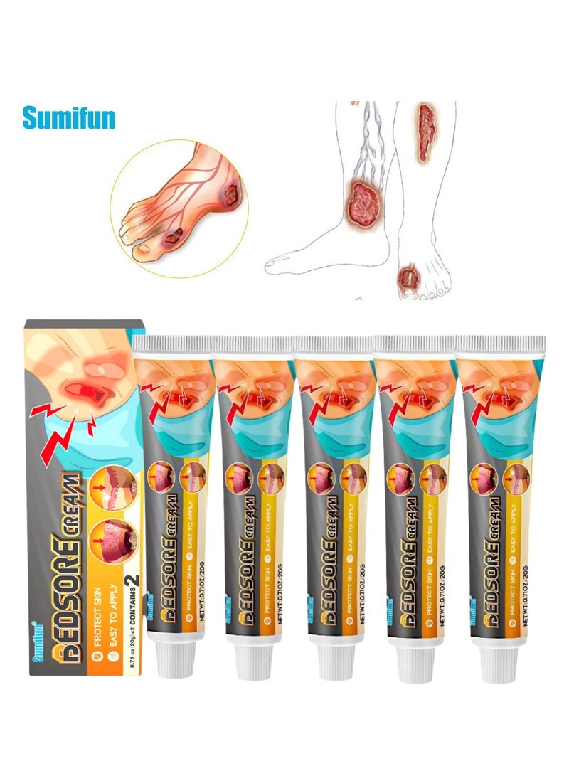 Sumifun 5-PCS Bedsore Ointment, Long-Term Bedsore Care Ointment, Antibacterial Body Ointment 20g*5 - Image 1