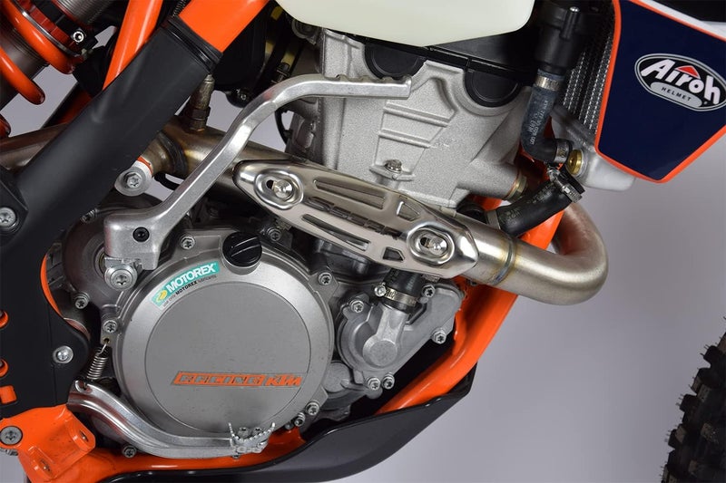 SCAR Universal Exhaust Heat Protector Shield Pipe Guard Muffler Cover for 4 Stroke Compatible with KTM SXF EXCF XCF XCFW SHERCO SEF SEFR HUSQVARNA FE FC FX GASGAS MCF ECF BETA - Image 4