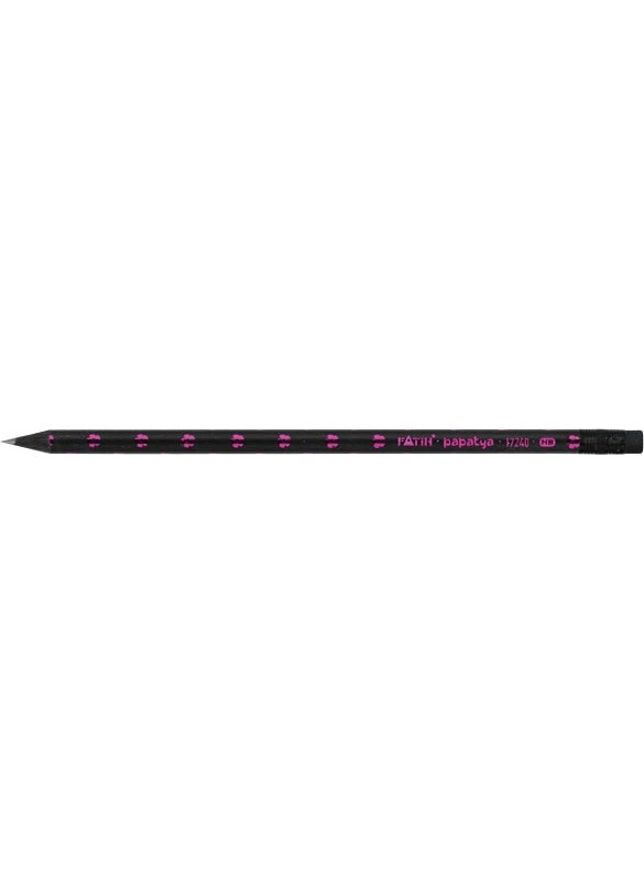 Fatih Pencil Daisy Black Slat Eraser 17090 