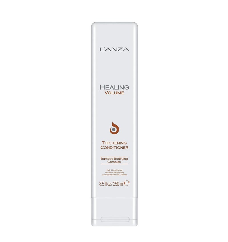 LANZA Healing Volume Thickening Conditioner Boosts Shine Volume and Thickness of Fine Flat Hair Hair Thickening Conditioner Rich With Bamboo and Keratin Luxury Hair Care