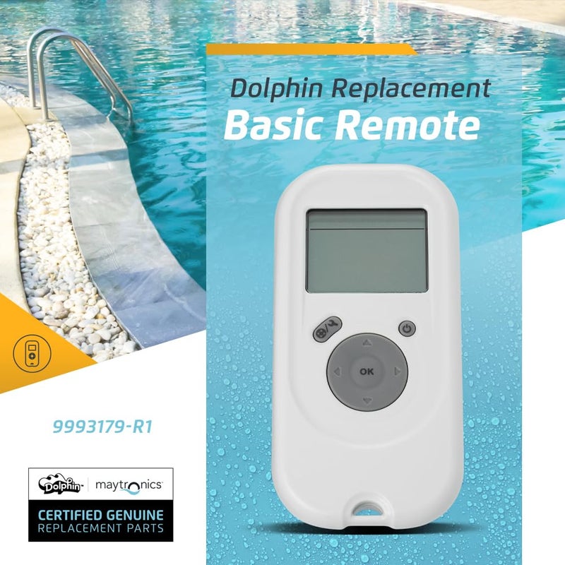 Dolphin Genuine Replacement Part â€” Basic Remote Control â€” Total Control from Your Hand â€” 9993179-R1 - Image 2