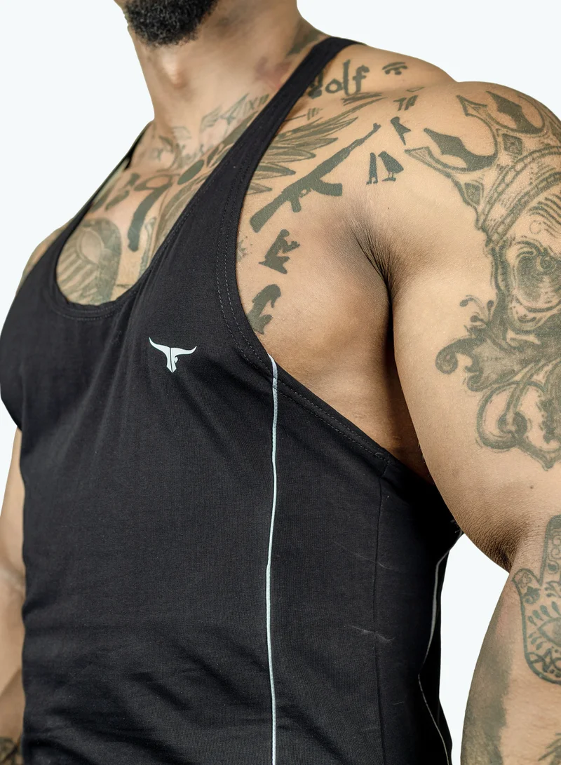 THUGFIT Rangercore Men's Slim Fit Tank Top - Black