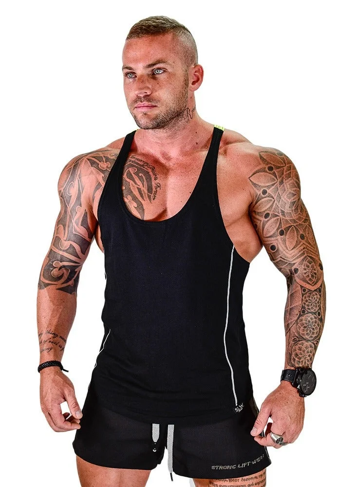 THUGFIT Rangercore Men's Slim Fit Tank Top - Black