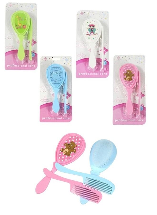 Generic - Baby Comb & Brush Multicolor - Image 1