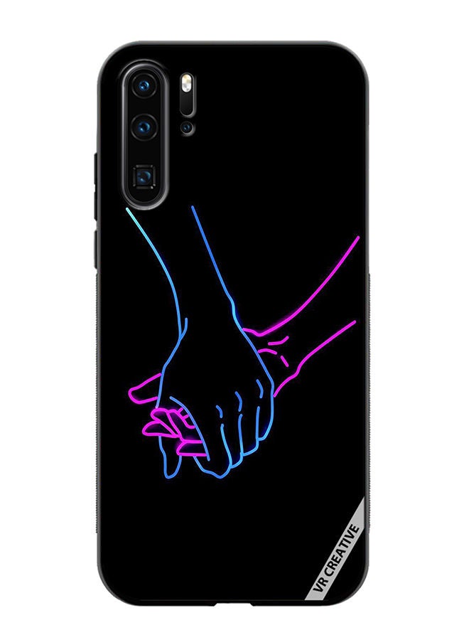 VR CREATIVE Protective Case Cover For Huawei P30 Pro Hands Design Multicolour - Image 1