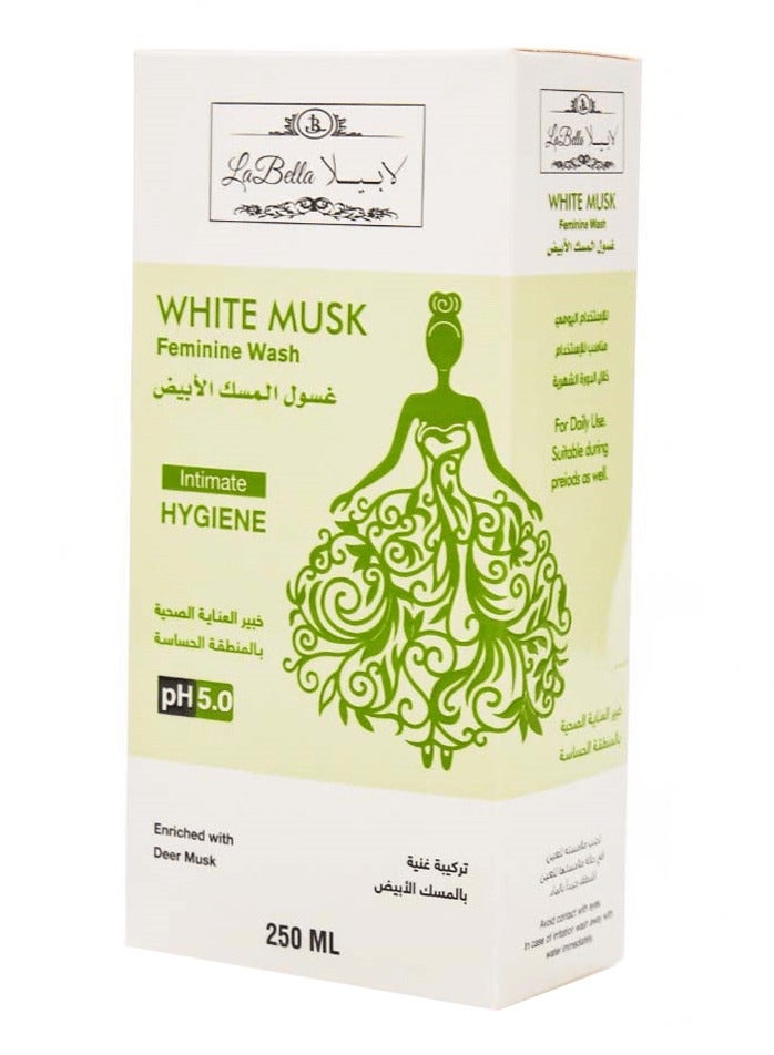 La Bella White Musk Feminine Wash - 250 Ml