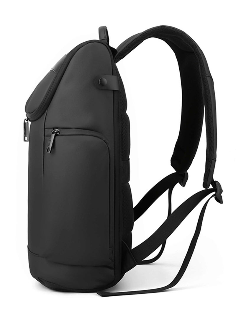 هايك Hike 16 Inch Durable Laptop Backpack Waterproof Business Casual Daypack for Men Women in Travel Office School College, HK2205-Black - Image 3