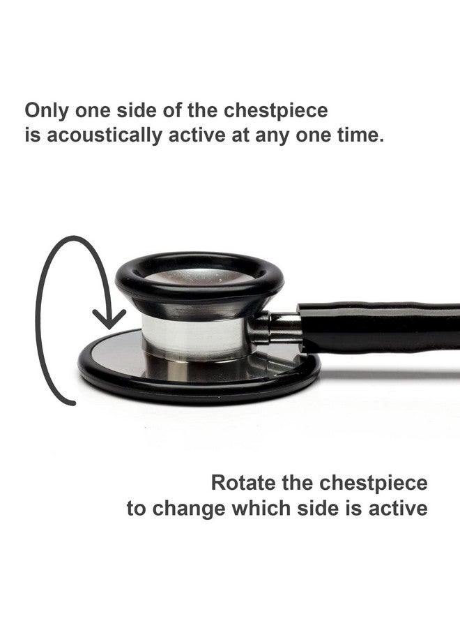 paramed Stethoscope Classic Dual Head Cardiology For Medical Clinical And Home Use By Paramed Suitable For Men Women Nurse Pediatric Infant 22 Inch - Image 2