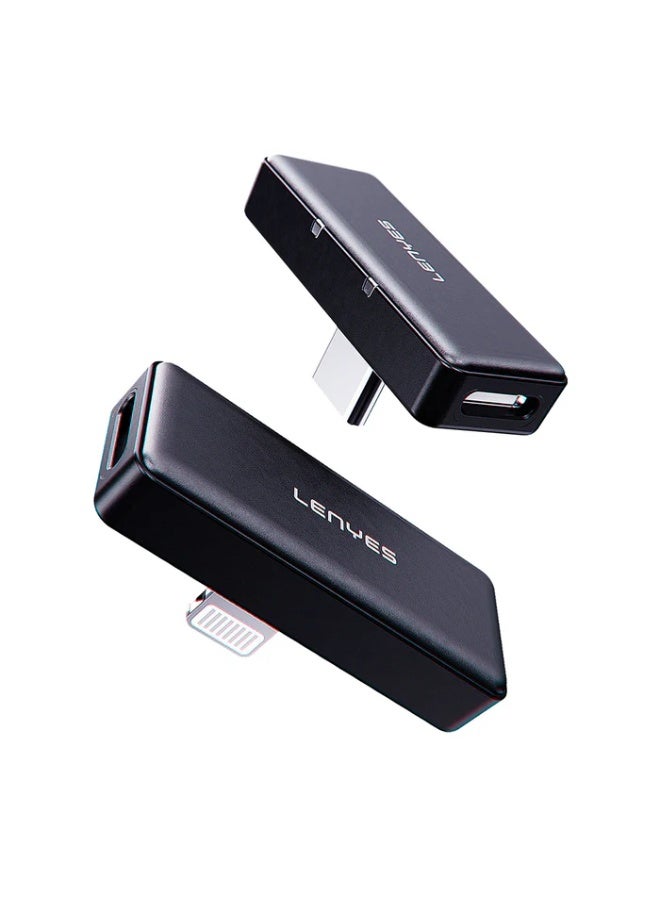 LENYES LM209-TC Hidden Lavalier USB-C Microphone, 65DB, Black - Image 2