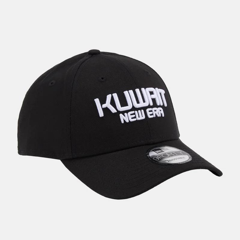 NEW ERA Black Kuwait City 9FORTY Cap for Men | Best Price UAE