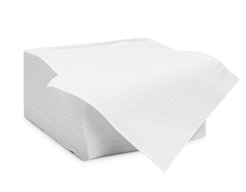 Fine Touch Finetouch Beverage Napkins  1000 Count Disposable 1Ply White Cocktail Napkins for Parties Bars  Catering Events