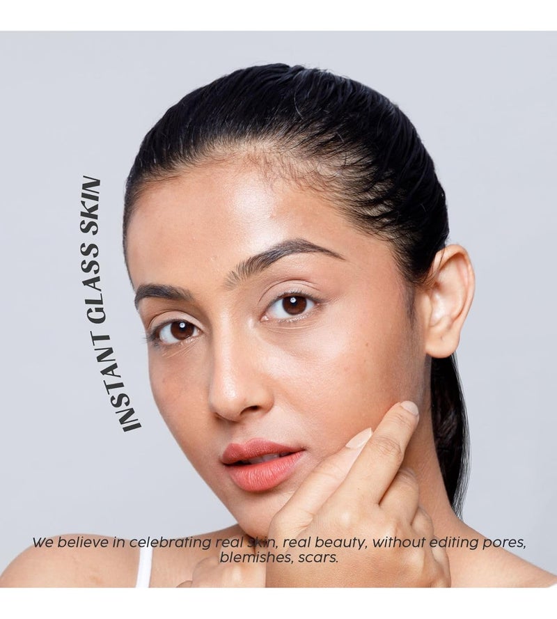 House Of Makeup Tinted Moisturizer  Face Skin Tint Foundation with Hyaluronic Acid Niacinamide  BB Cream for Women  All Skin Type  Glowy Dewy Glass Look Makeup for Women  CC Cream For Oily Skin  SPF 25  35 ml M10Medium Tone - Image 4