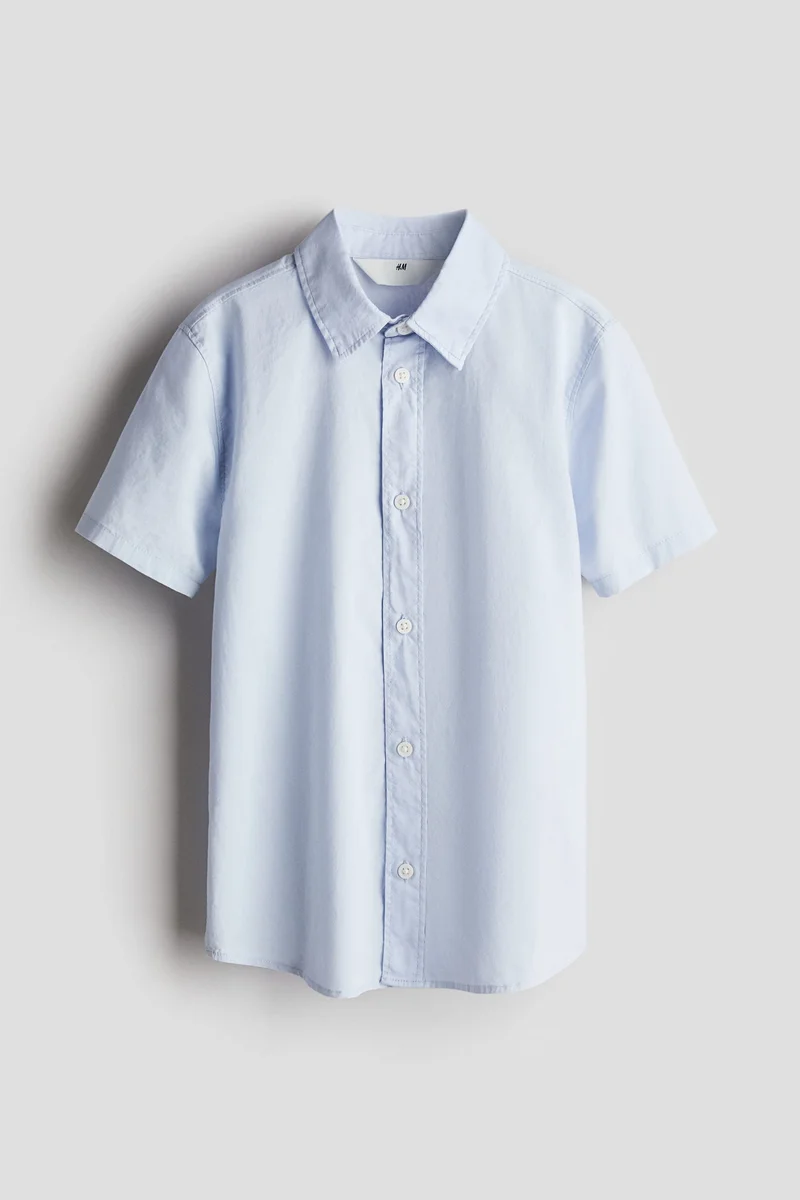 H&M Short-sleeved cotton shirt