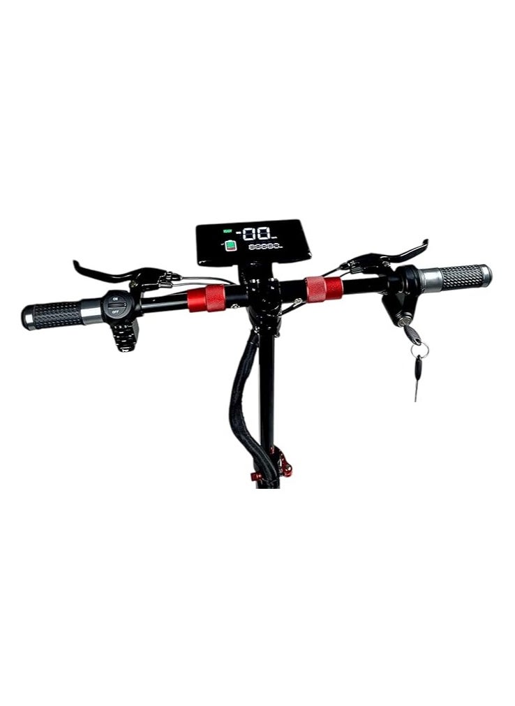 Electric Kick Scooter V28 Pro, Max Speed 70 KM/H Range 35 KM 48V 15Ah Battery 1200W, Electric Foldable Scooter With Seat and 10 Inch Size Tires, Monster Scooter With Double Suspensions