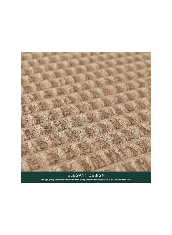 The Bros 1 PCS Chair Cover Nice Gift Stretch Universal Dining Room Chair Cover with Skirt Washable Long Skirt Chair Slipcovers Soft Jacquard Seat Slipcover for Wedding Pets Banquet Party | Random Color | - Image 4