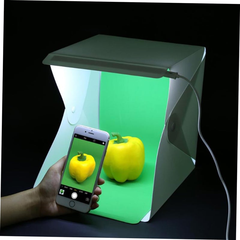 NUOBESTY 1set خيمة LED قابلة للطي محمولة صغيرة الحجم، سهلة التركيب والتخزين، مناسبة لتصوير المنتجات وخلفيات الفيديو - Image 4