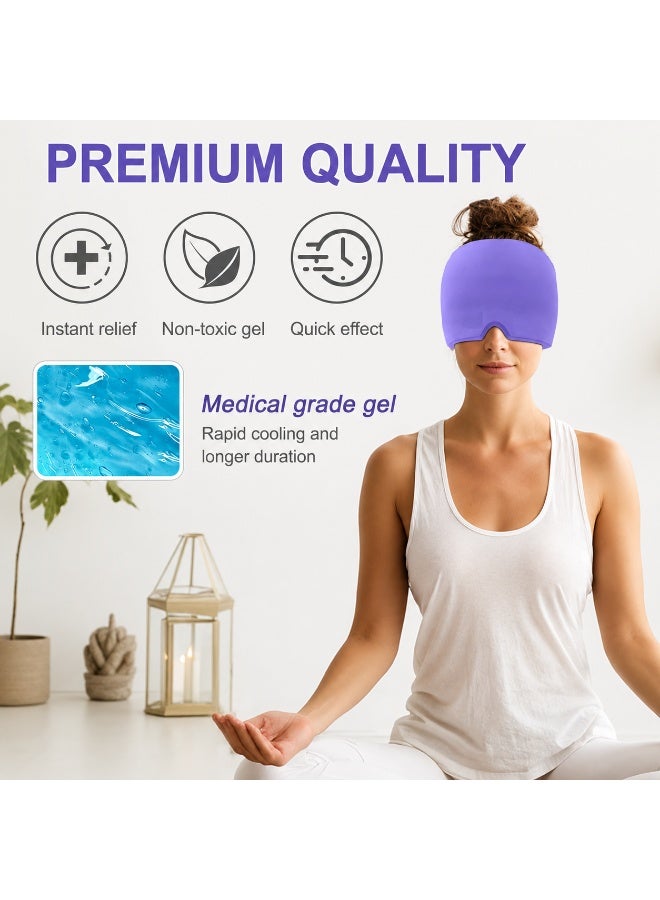 Reusable Hot and Cold Gel Head and Eye Mask - Image 4
