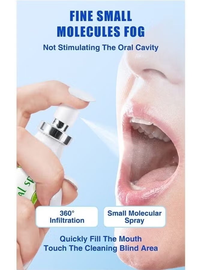 BOAE Multi Effeet Fresh Oral Spray 20ml, Bad Breath Treatment for Adults, Lemon Flavor Mouth Freshener, Effective Mouth Spray, Breath Freshener Spray, Oral Care Spray, Mouth Healthy Care - Image 3