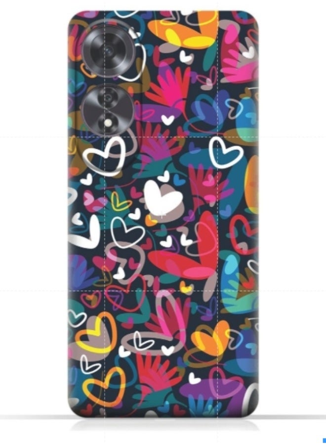 إيه إم سي ديزاين غطاء حماية بطبعة هاتف اوبو A60