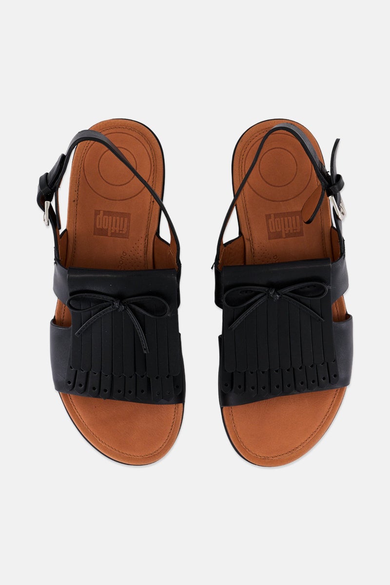 FitFlop Women H-Bar Adjustable Buckle Sandal, Black - Image 2