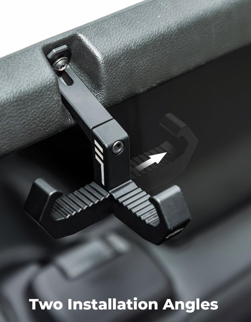 JOYTUTUS Aluminum Trunk Grocery Bag Hook Compatible with Wrangler JL 2018-2023, Trunk Organizer Hook for Wrangler JL Interior Accessories - Image 4