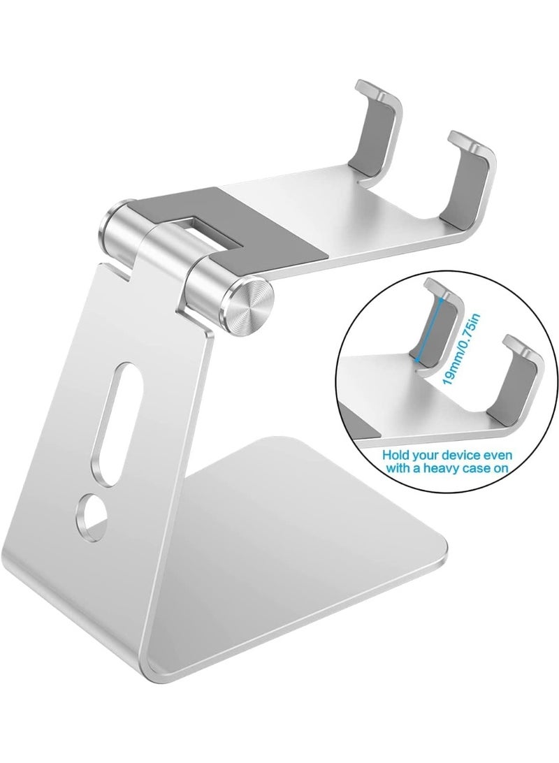 Omoton Adjustable Mobile Phone Stand for Desk Mobile Phone Stand Tablet Stand - Image 3