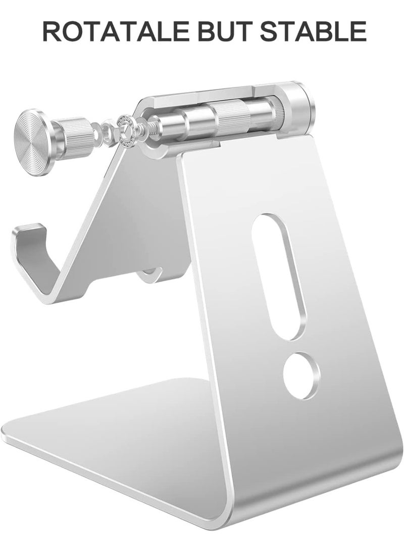 Omoton Adjustable Mobile Phone Stand for Desk Mobile Phone Stand Tablet Stand - Image 1