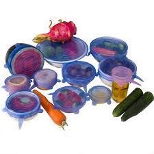 Ngel Silicone Lid Covers for Bowls, Cups, Pots, Multicolor -(Pack of 6) - Image 2