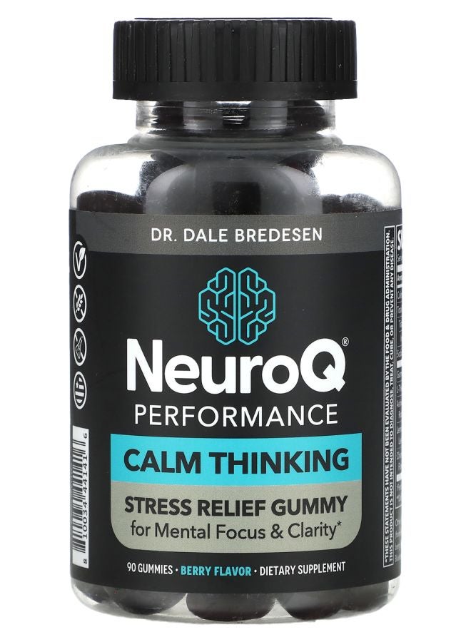LifeSeasons NeuroQ Performance Calm Thinking Berry 90 Gummies