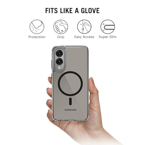 DailyObjects Stride Clear 2.0 Magnetic Case Cover Compatible with Samsung Galaxy S25 Edge | Wireless Charging Slim Back Cover | 2 Layer Edge Protection & Shockproof - Image 5